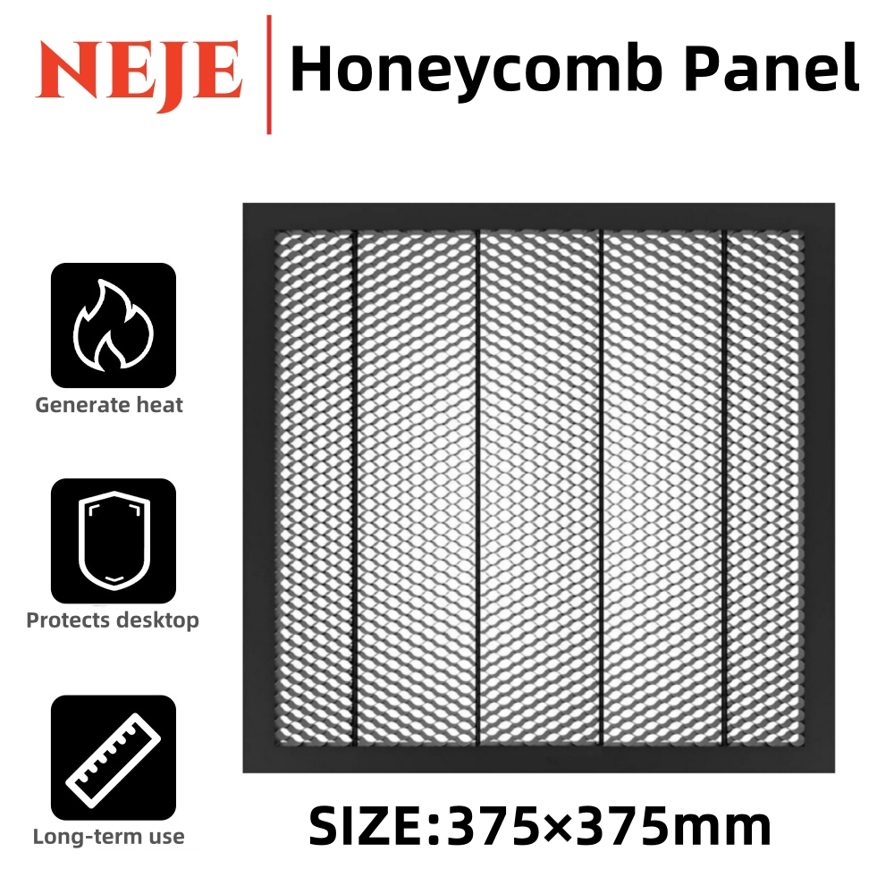 Honeycomb Laser Bed - เตียงเลเซอร์รังผึ้ง NEJE ขนาด 375×375 มม. เหมาะสำหรับเครื่องตัดเลเซอร์ทุกยี่ห้อ