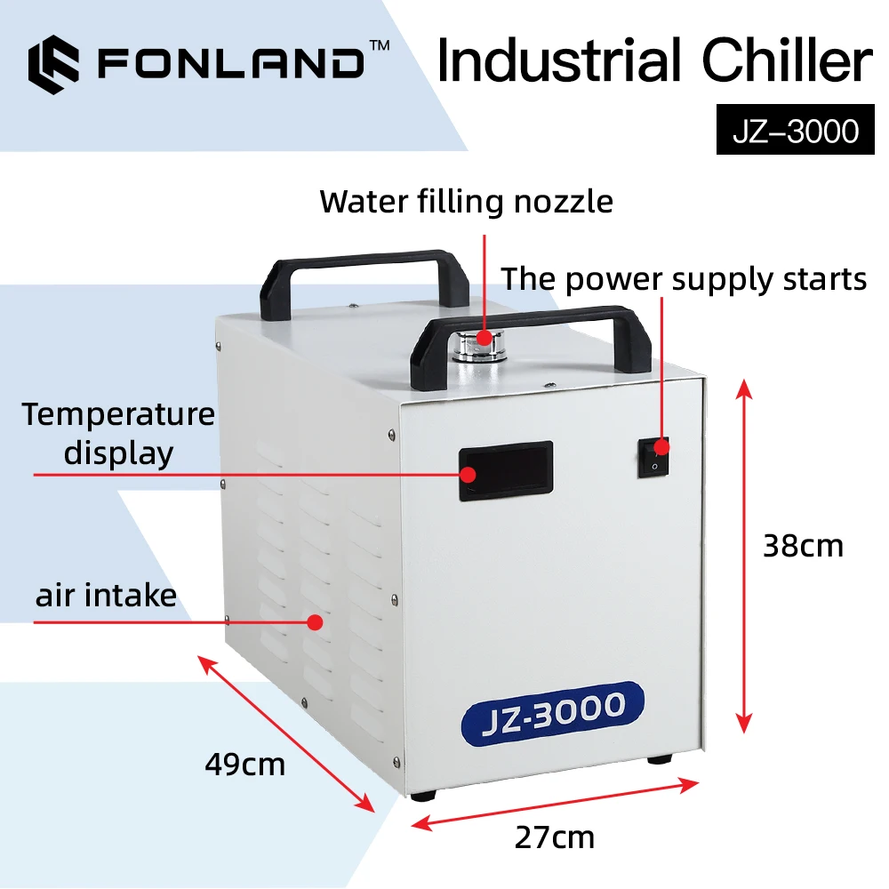 เครื่องทำความเย็นน้ำอุตสาหกรรม - Laser Industrial Chiller บทวิจารณ์และราคา