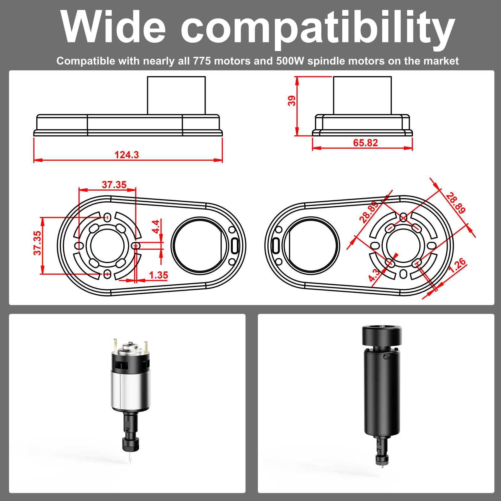 ชุดเก็บฝุ่น M1 CNC Vacuum Mons - Cnc Spindle Motor บทวิจารณ์และราคา